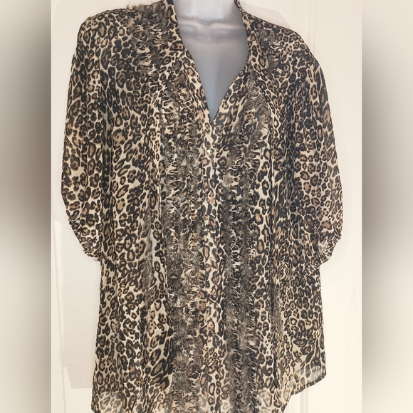 torrid Tops - TORRID Leopard Print Women's Top (#1,221)